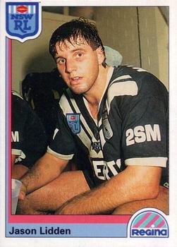 1992 Regina NSW Rugby League #6 Jason Lidden Front